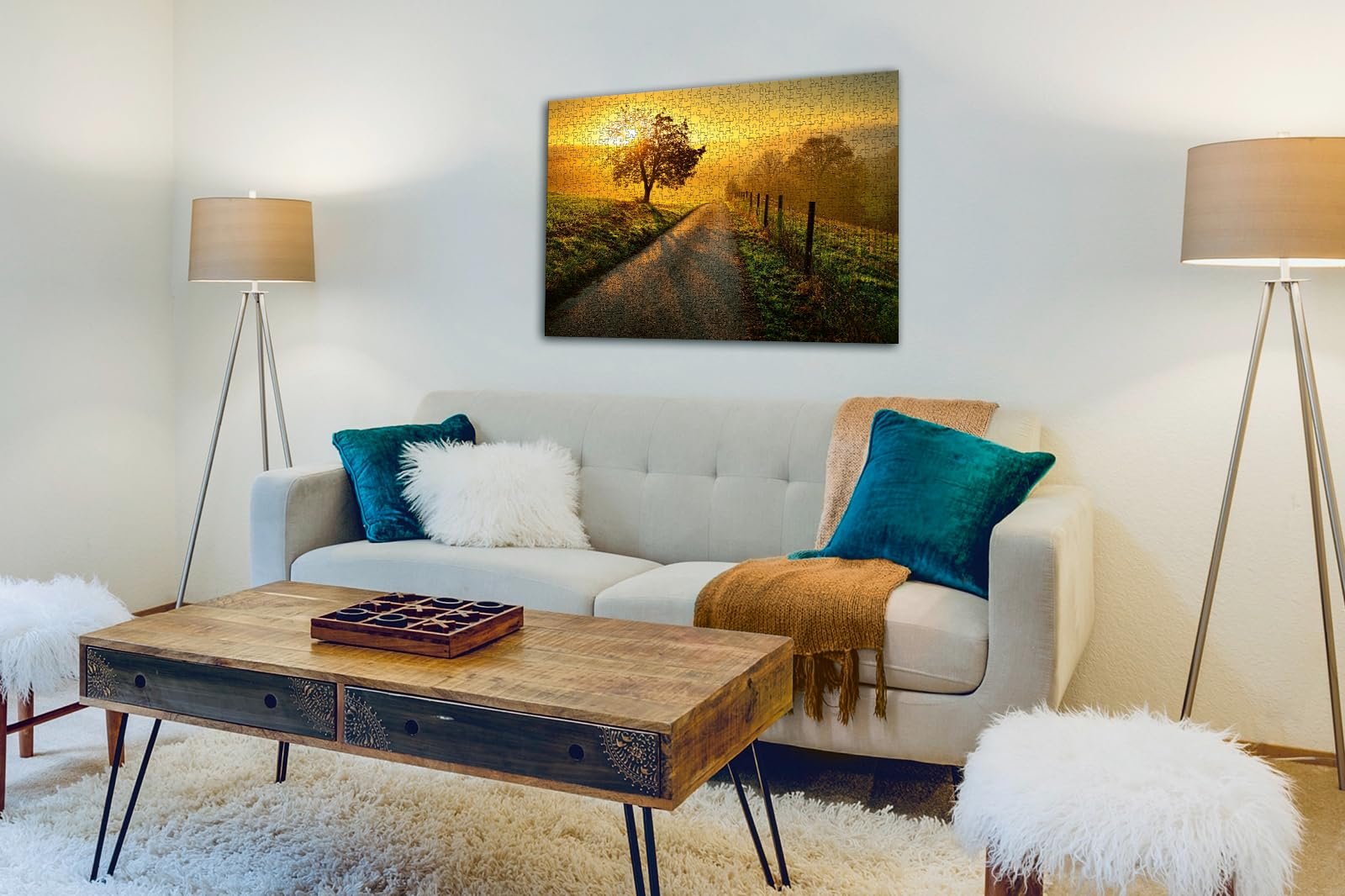 Пазл Ravensburger Landscape in Morning Sun 1000 деталей, фото №3