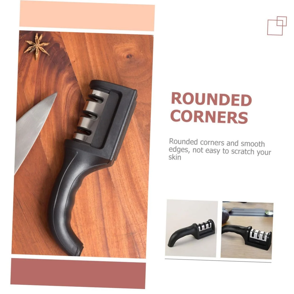 Точило для ножів Ciieeo ручна 2 шт., фото №9