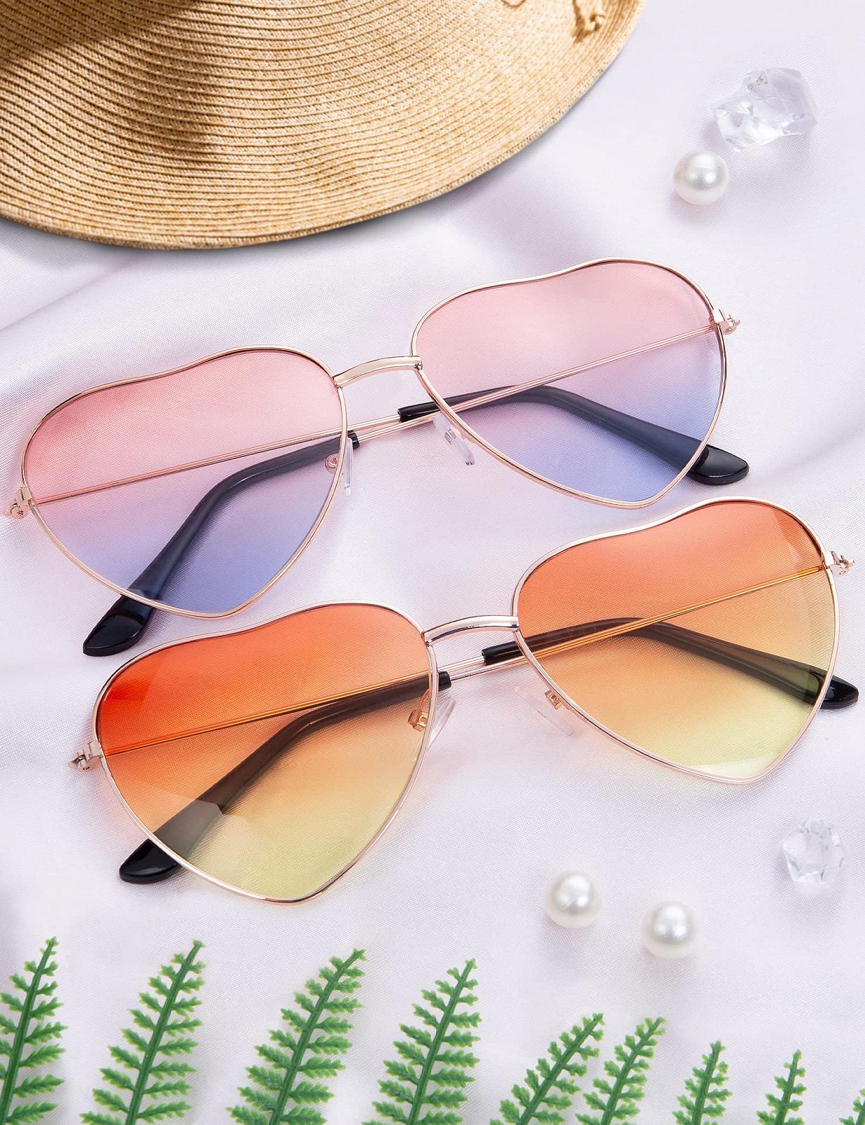 Солнцезащитные очки Сердце Kiiwah Металлическая оправа, фото №7