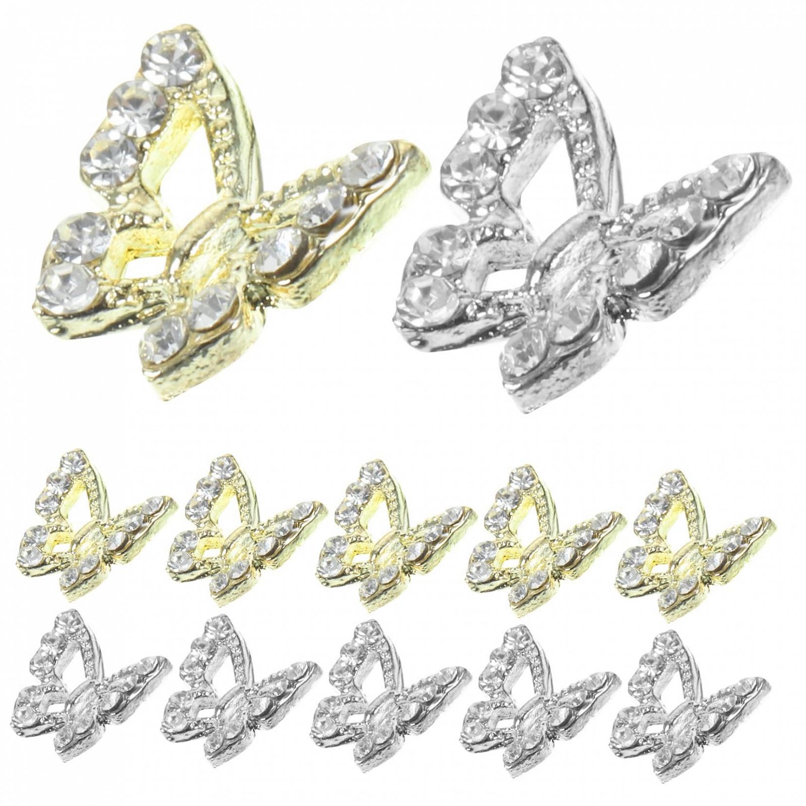 Украшения для ногтей Бабочки 40 шт., фото №1