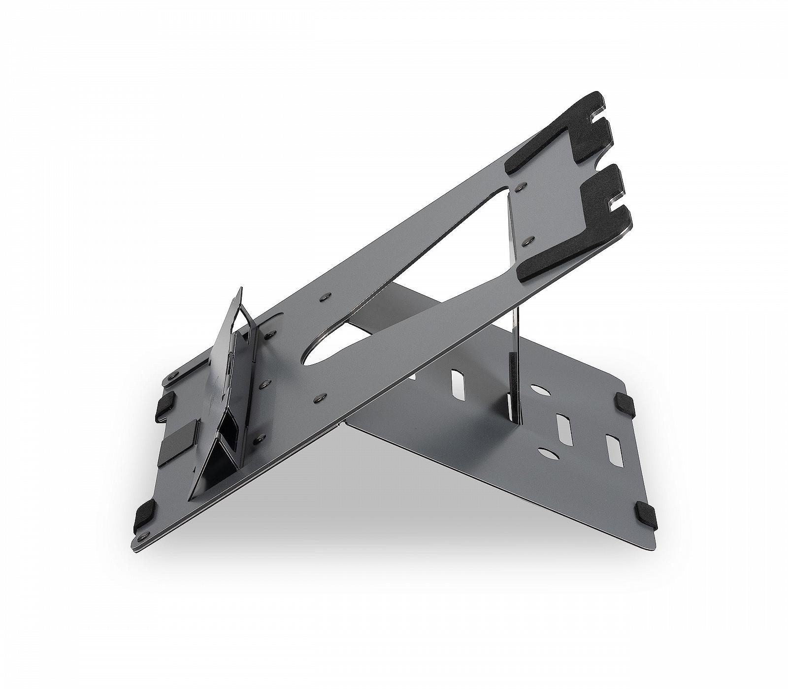 Подставка для ноутбука BakkerElkhuizen Ergo-Q 160 5 уровней высоты Темно-серый, фото №7 Подставка для ноутбука BakkerElkhuizen Ergo-Q 160 5 уровней высоты Темно-серый, фото №7