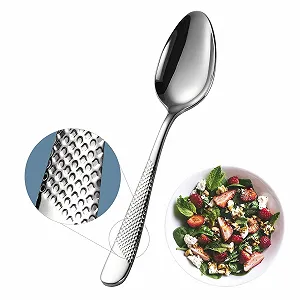 Набор десертных ложек Premium Hammered, 12 шт Нержавеющая сталь 18/10, 17 см, серебристые - Фото 1