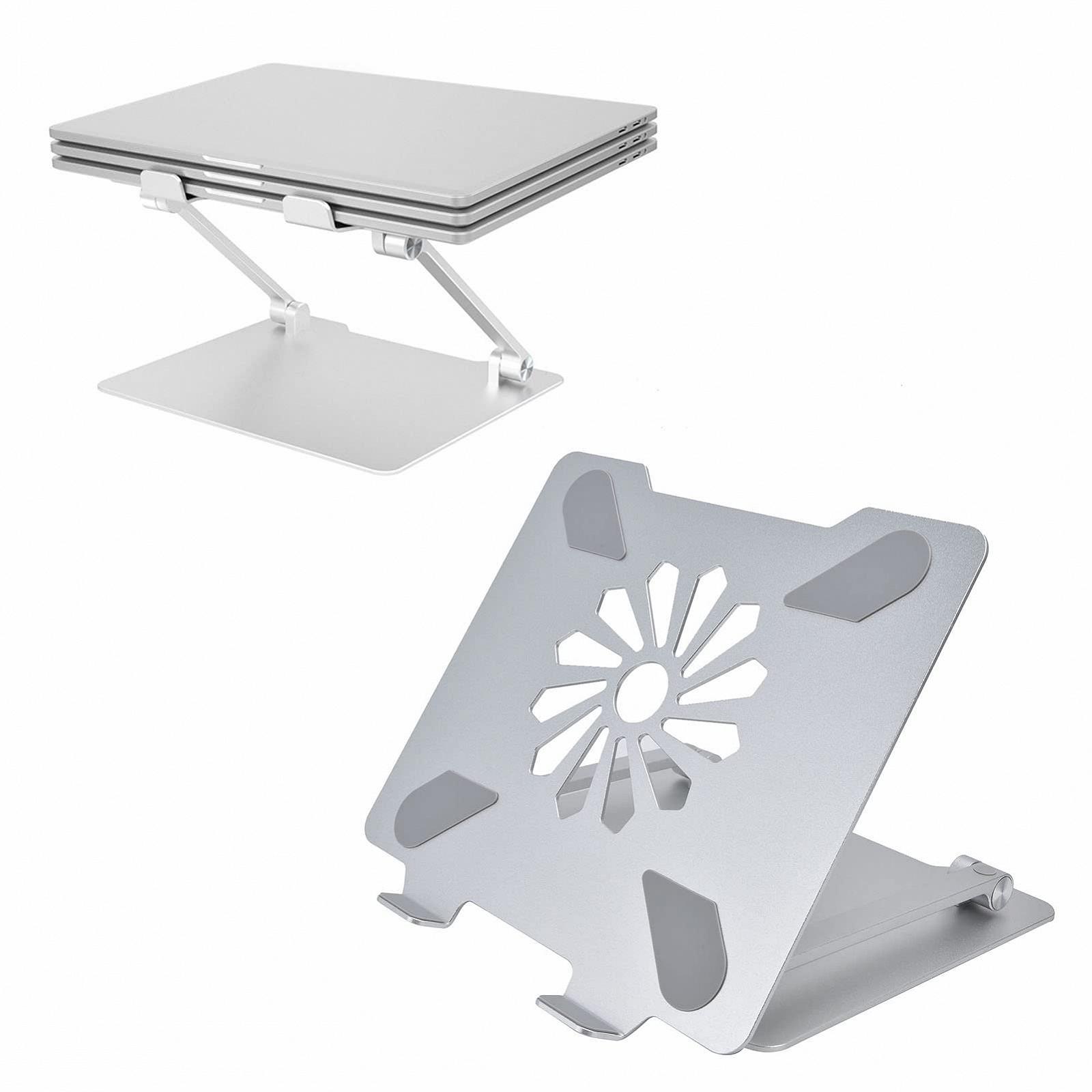 Підставка для ноутбука з алюмінієвого сплаву, регульована по висоті, ергономічна портативна, фото №8