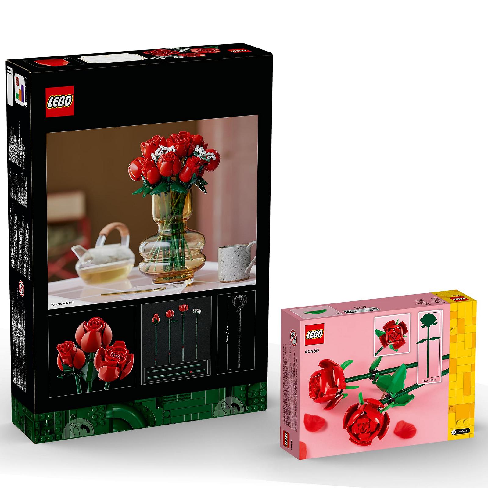Конструктор Lego Botanical Collection Icons Creator Rose Bouquet Roses 10328 & 40460, фото №5
