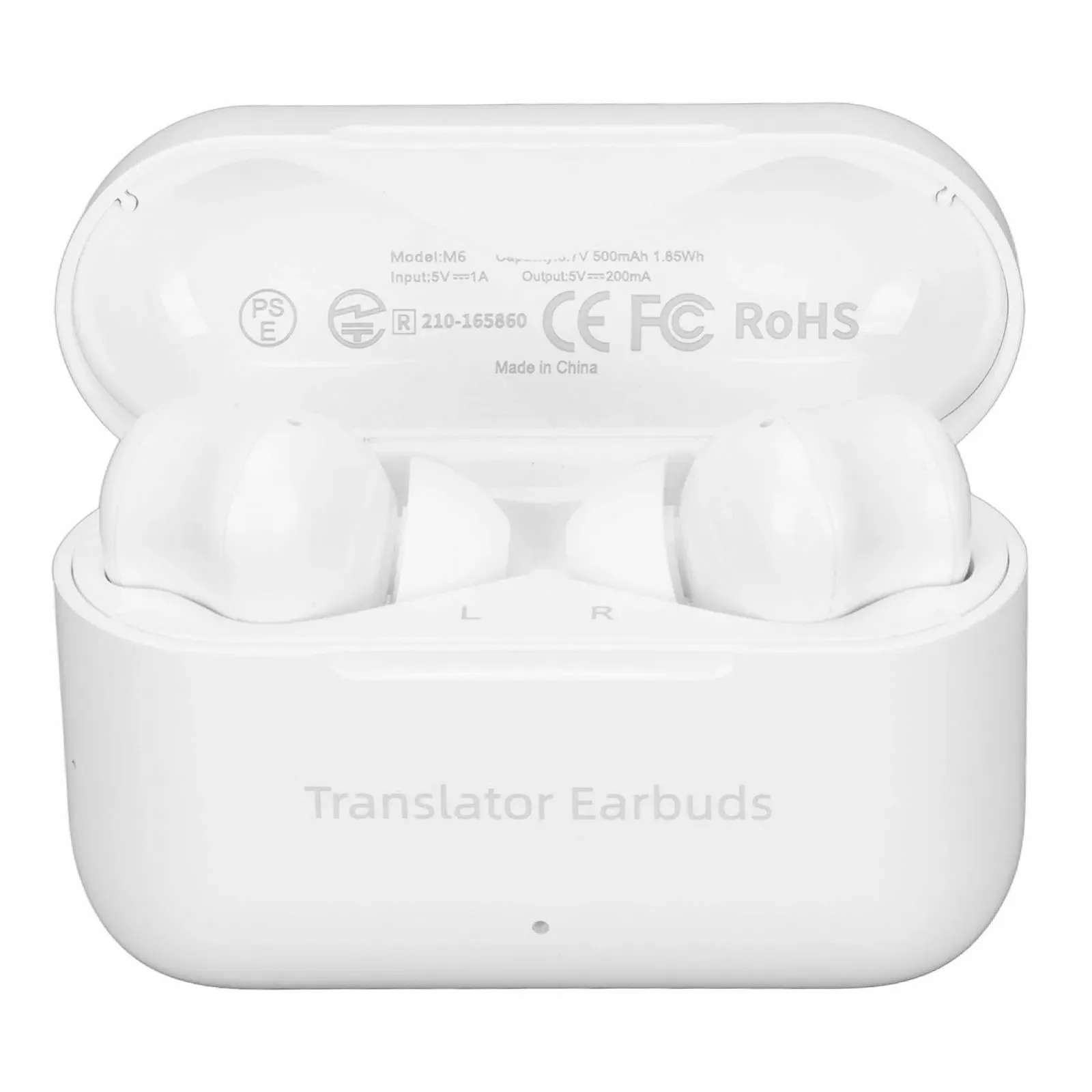 Навушники-перекладачі Білий, фото №1