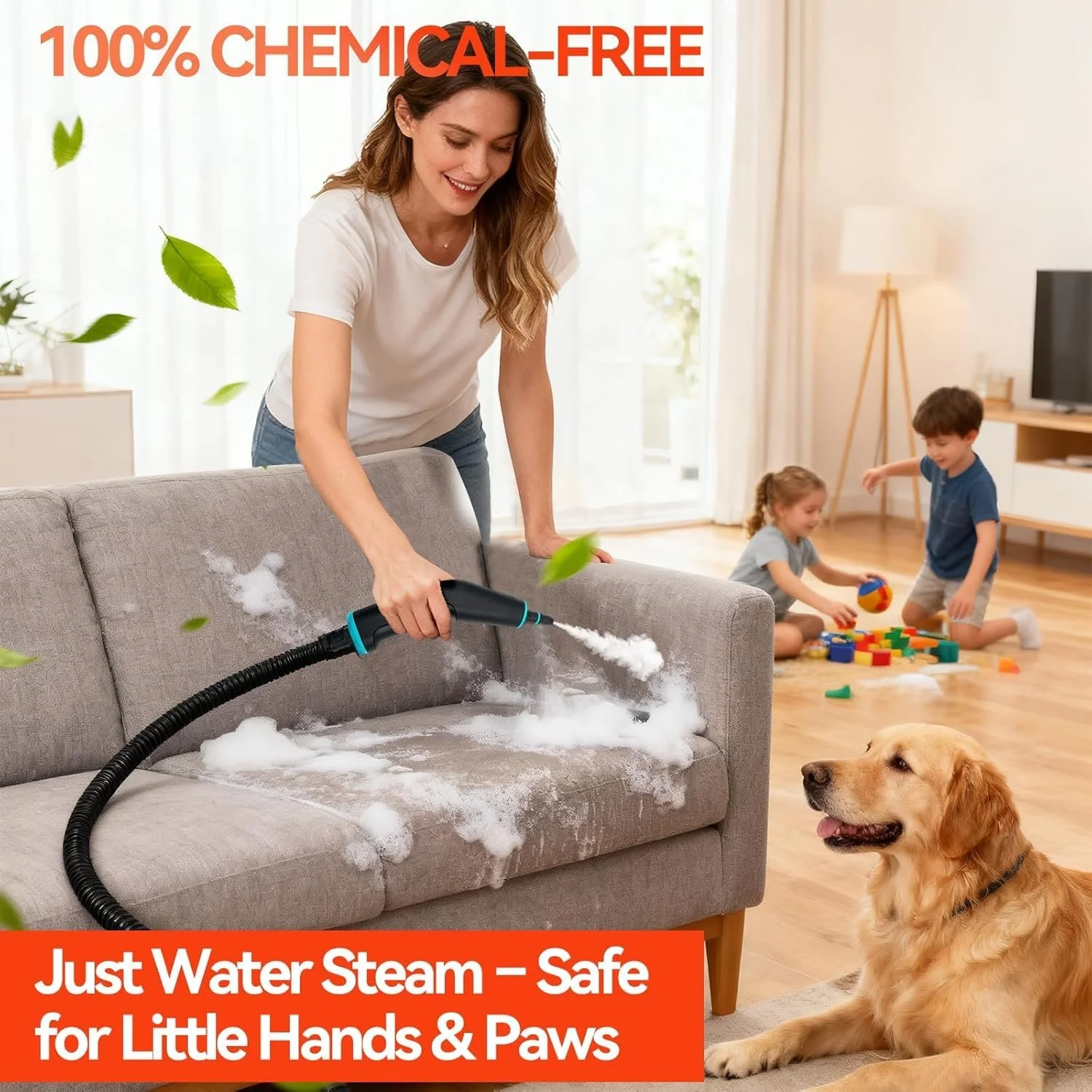 Пароочисник ручний 4 бар 2500 Вт 1.25 л 15 секунд нагрівання, фото №4 Пароочисник ручний 4 бар 2500 Вт 1.25 л 15 секунд нагрівання, фото №4