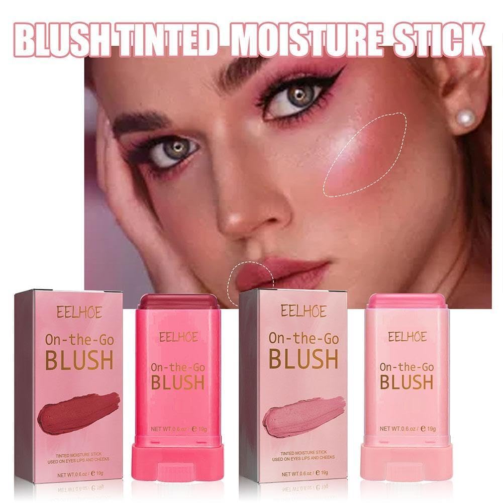 Румяна Cream Blush Natural Stick Orange Red Pink Waterproof Peach, фото №3