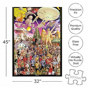 Пазл Aquarius Star Trek 3000 деталей 32 x 45 дюймів synthetic.ua - Фото 1