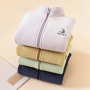 Двостороння флісова куртка для дівчат Generisch, тепла synthetic.ua - Фото 1