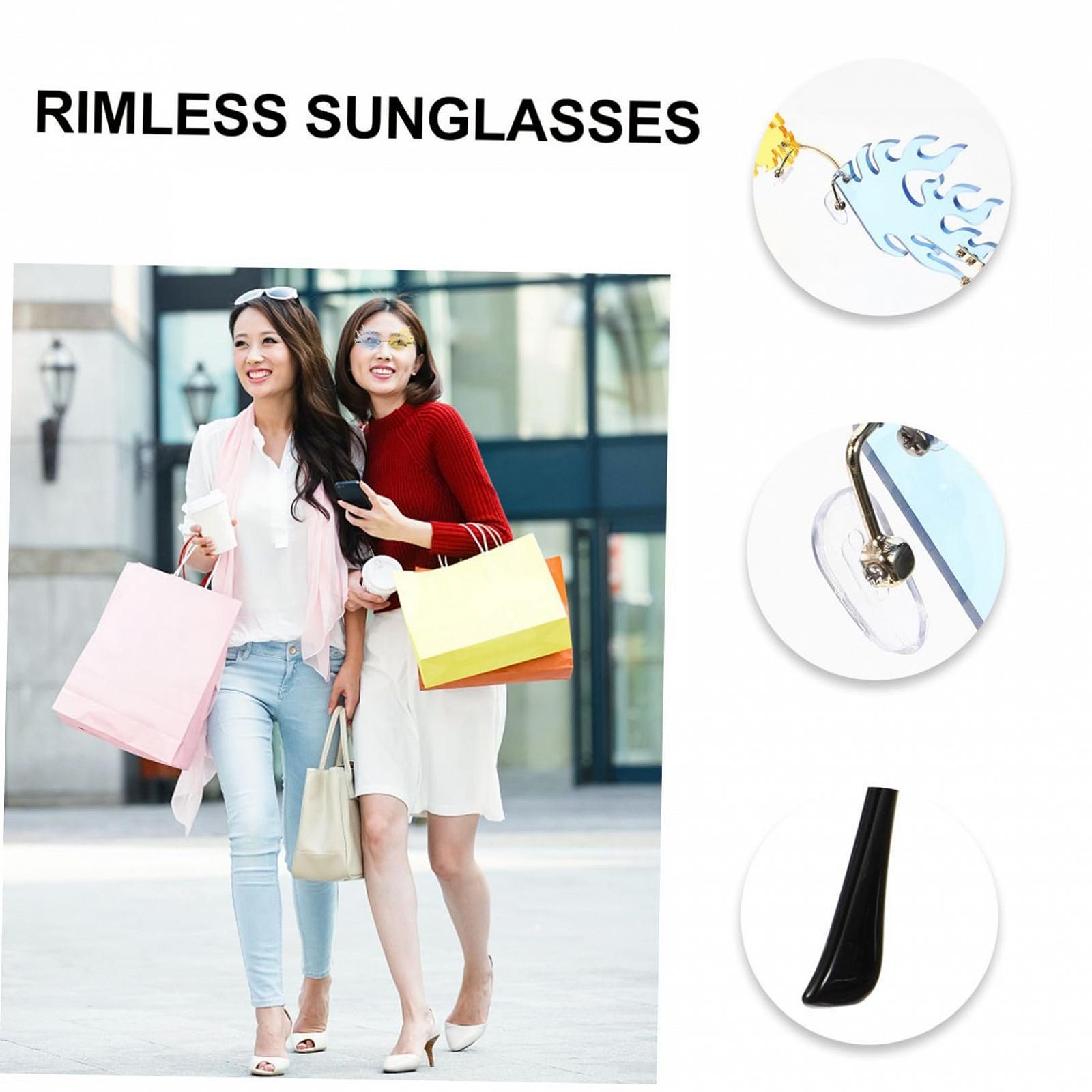 Сонцезахисні окуляри Dragon Aisoway WRITWAA, 3 шт, Без оправи, Метал, ПК, фото №8