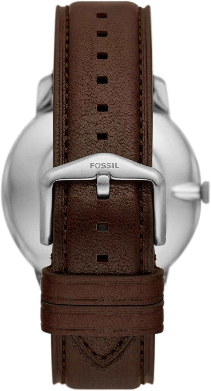 Годинник Fossil чоловічий Minimalist шкіряний або сталевий ремінець хронограф або аналоговий дисплей з тонким корпусом, фото №2