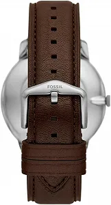 Годинник Fossil чоловічий Minimalist шкіряний або сталевий ремінець хронограф або аналоговий дисплей з тонким корпусом synthetic.ua - Фото 1