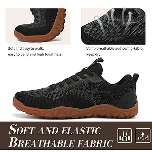 Кросівки ASHION Мінімалістичні для бігу по бездоріжжю з широкою шкарпеткою Чоловічі фітнес кросівки synthetic.ua - Фото 1