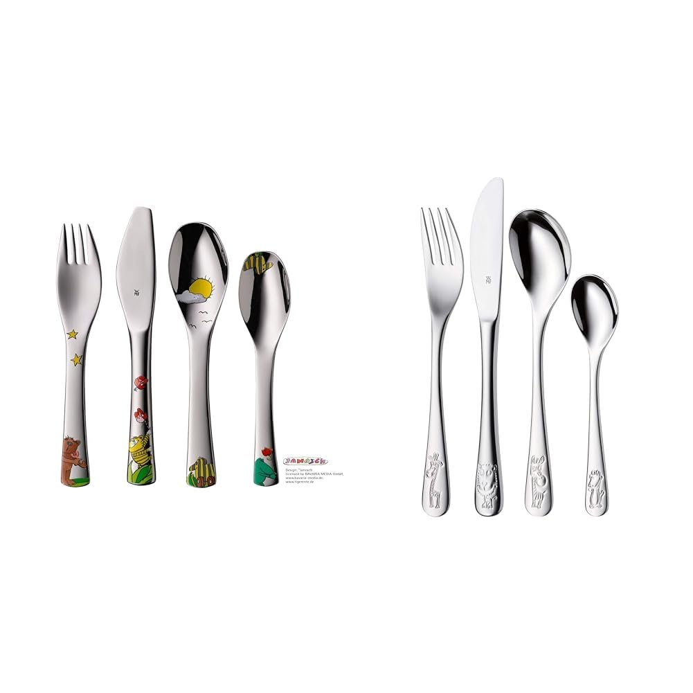 Набір дитячих столових приборів WMF Janosch, 4 предмети, нержавіюча сталь, фото №1 Набір дитячих столових приборів WMF Janosch, 4 предмети, нержавіюча сталь, фото №1