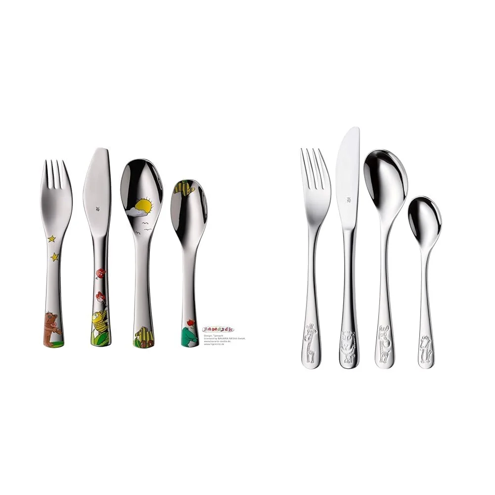 Набір дитячих столових приборів WMF Janosch, 4 предмети, нержавіюча сталь, фото №1 Набір дитячих столових приборів WMF Janosch, 4 предмети, нержавіюча сталь, фото №1