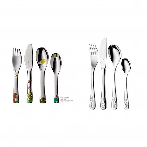 Набір дитячих столових приборів WMF Janosch, 4 предмети, нержавіюча сталь - Фото 1