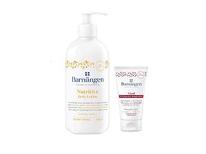 Купить Лосьон для тела Barnängen Nutritive / 400 мл / С Cold Cream & Крем для рук Barnängen SOS Vard / 75 мл / Для очень сухой кожи - Фото 1 Лосьон для тела Barnängen Nutritive / 400 мл / С Cold Cream & Крем для рук Barnängen SOS Vard / 75 мл / Для очень сухой кожи - Фото 1
