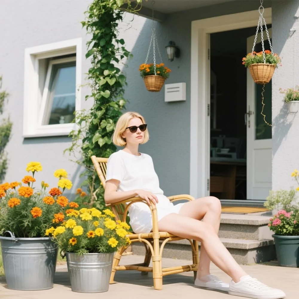 Ланцюжок для підвісного кошика металевий 50 см, набір 2 шт., фото №7 Ланцюжок для підвісного кошика металевий 50 см, набір 2 шт., фото №7