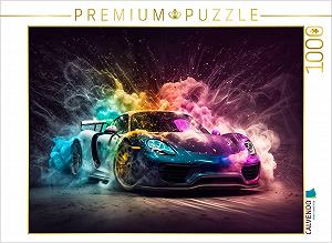 Пазл CALVENDO Porsche 918 Spyder 64 x 48 см - Фото 1