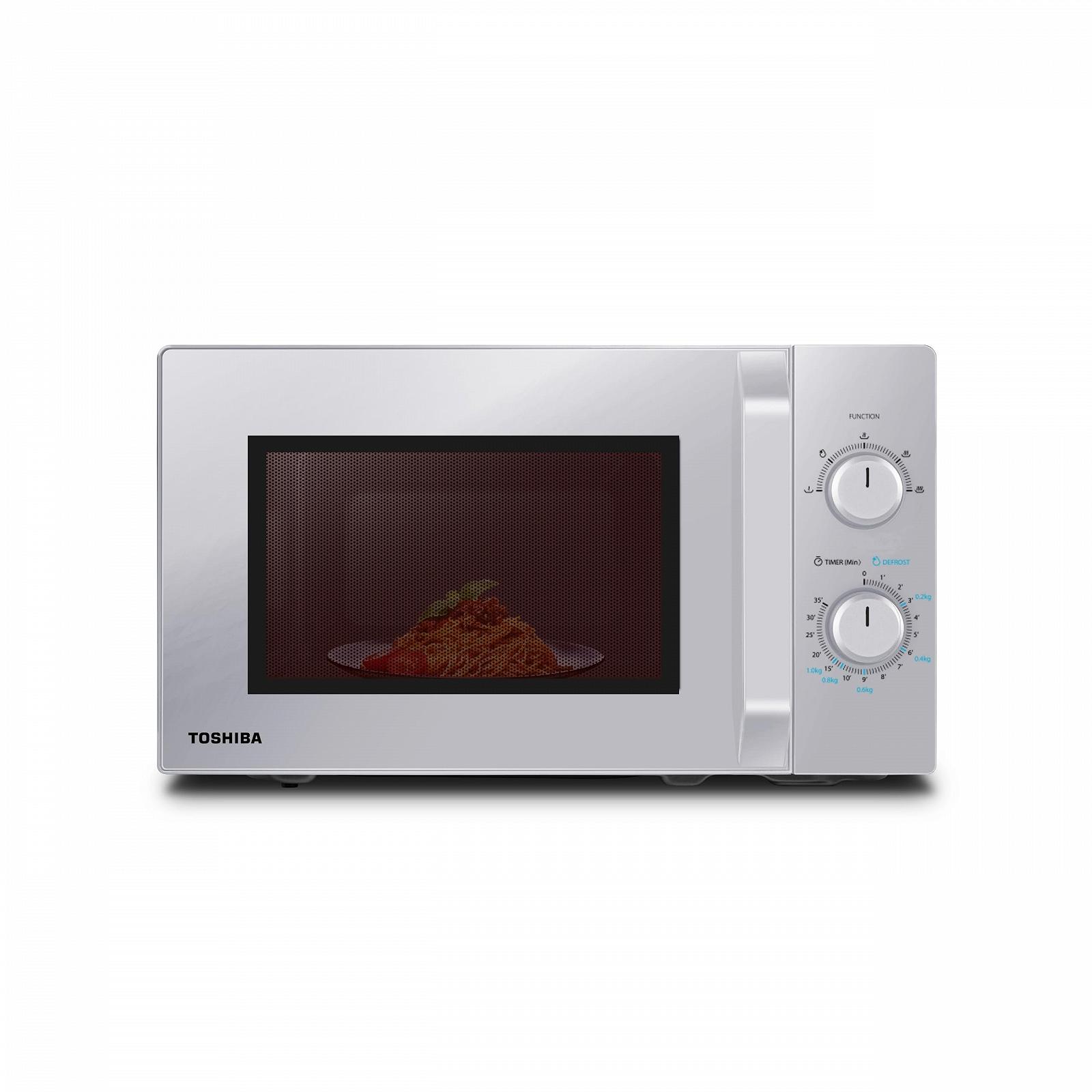 Соло-микроволновая печь Toshiba MW2-MM20PF(SL) 20 L 800 W 5 уровней Silver, фото №1