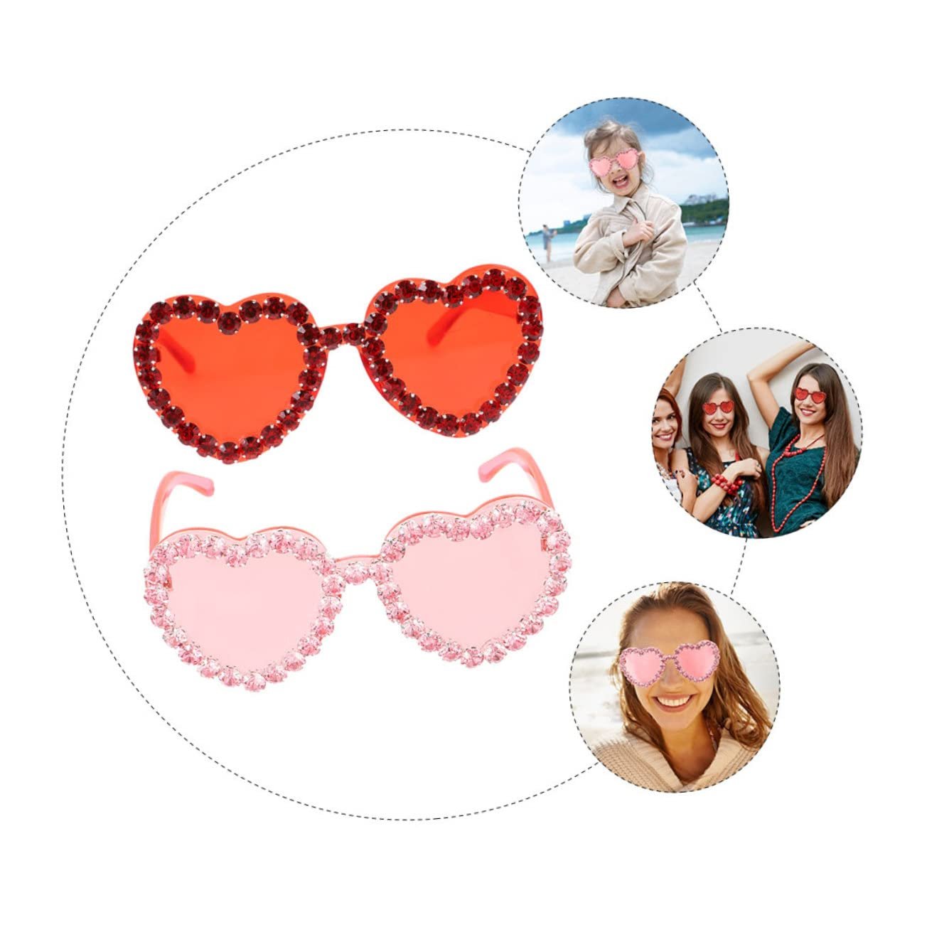 Окуляри PACKOVE Жіночі Модні Без оправи, фото №9