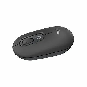 Миша Logitech POP Бездротова Bluetooth Компактна Мобільна з Програмованими Кнопками та Тихими Клацаннями, Graphite - Фото 1