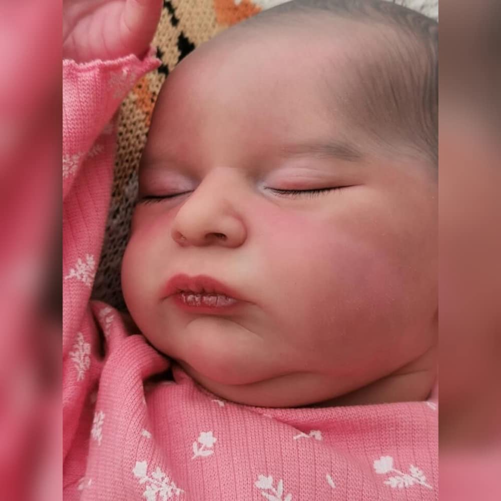 Кукла LONIAN Reborn Baby 52см Реалистичная Мягкое тело Ручная работа Живые куклы для девочек на день рождения, фото №5