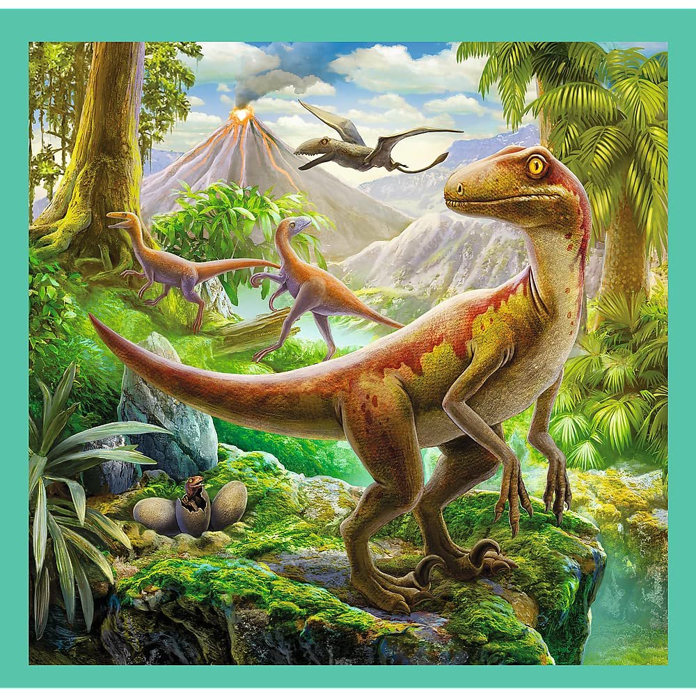 Пазл Trefl The Extraordinary World of Dinosaurs 3 набори від 20 до 50 елементів, фото №7