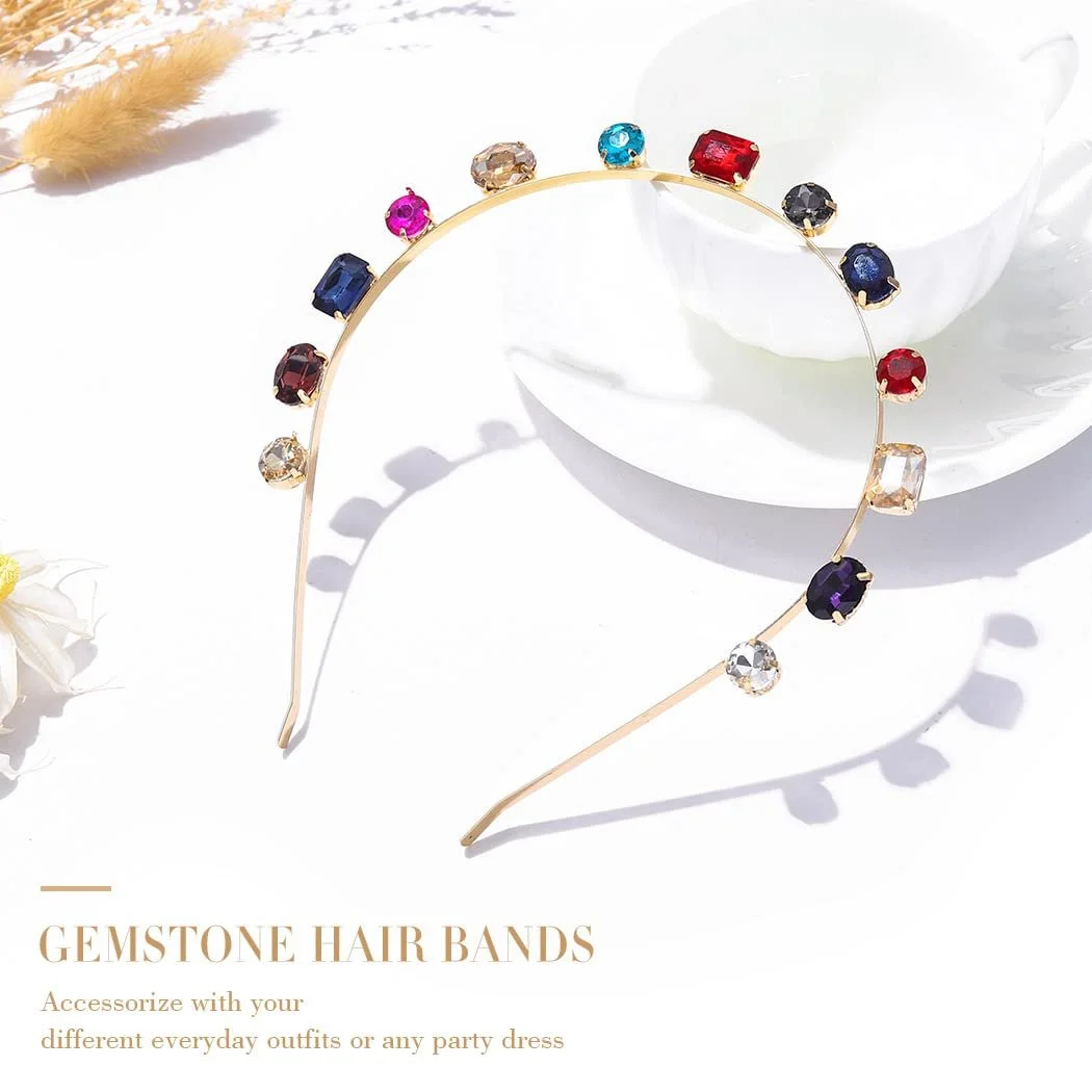 Обруч Reaky в стилі бароко з дорогоцінним камінням, фото №2 Обруч Reaky в стилі бароко з дорогоцінним камінням, фото №2