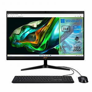 Настільний ПК All-in-One Acer Aspire C24 - 1800, Intel Core i5-12450H, 16 ГБ DDR4, 1024 ГБ SSD, 23.8" IPS FHD LED LCD, Intel UHD - Фото 1