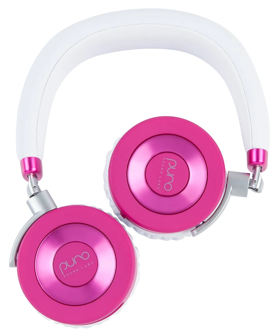 Комбіновані навушники Puro Sound Labs JuniorJam Plus з обмеженням гучності для дітей / Bluetooth 5.1 / 3.5 mm AUX / Обмеження гучності 85 дБ / Пасивне шумозаглушення / До 22 годин роботи / Рожеві, фото №3
