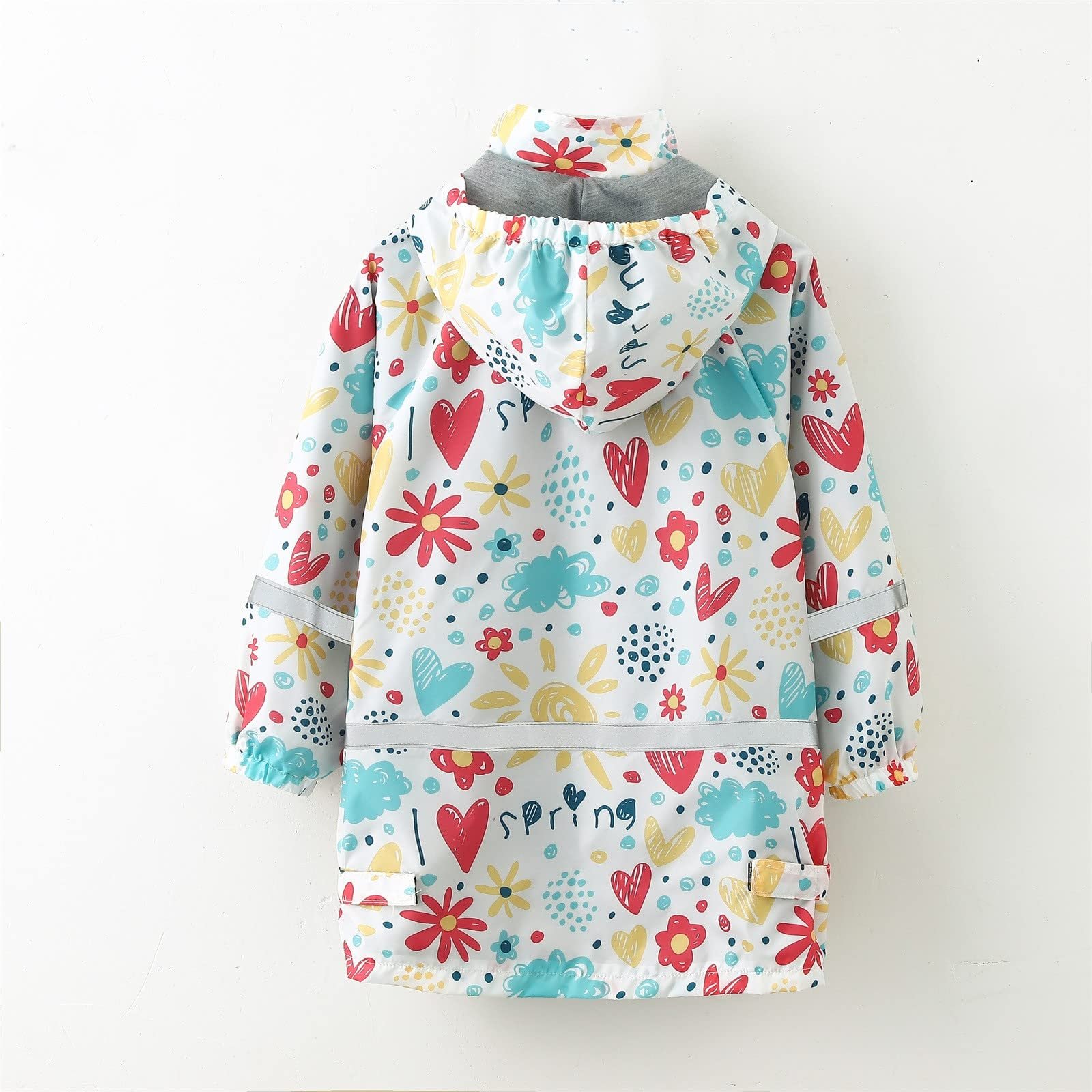 Дитяче дощове пончо Beokeuioe унісекс, легка дитяча дощова куртка для дівчаток, фото №9 Дитяче дощове пончо Beokeuioe унісекс, легка дитяча дощова куртка для дівчаток, фото №9