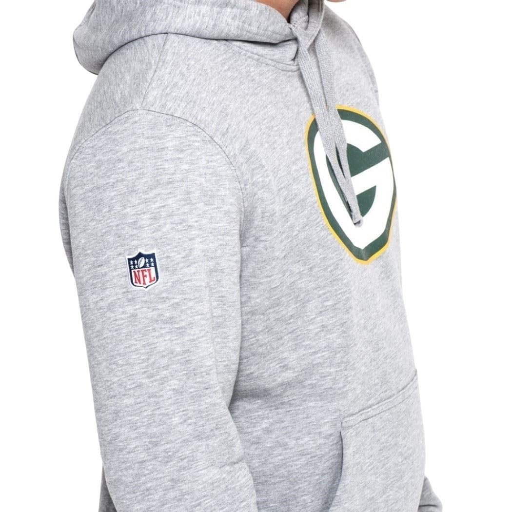 Худі New Era Green Bay Packers NFL Team Logo Сірий верес, фото №6