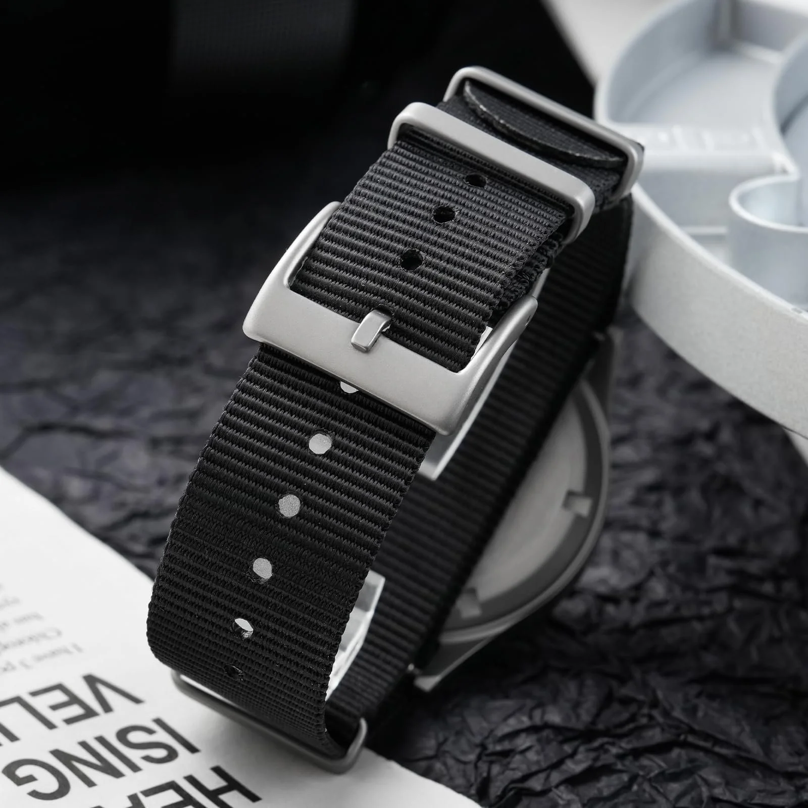 Дайверские часы Watchdives Мужские Винтажные WD50 Fathoms NH35 NH38 Автоматические Часы 40 мм Купольное Стекло 300 м Водонепроницаемые Дайверские Часы Черный Циферблат с Нейлоновым Ремнем, фото №7 Дайверские часы Watchdives Мужские Винтажные WD50 Fathoms NH35 NH38 Автоматические Часы 40 мм Купольное Стекло 300 м Водонепроницаемые Дайверские Часы Черный Циферблат с Нейлоновым Ремнем, фото №7