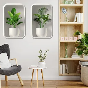 Наклейки на стіну 3D Рослини самоклеючі набір 3 шт. для кухні та ванної кімнати ціна на synthetic.ua - Фото 1 Наклейки на стіну 3D Рослини самоклеючі набір 3 шт. для кухні та ванної кімнати synthetic.ua - Фото 1