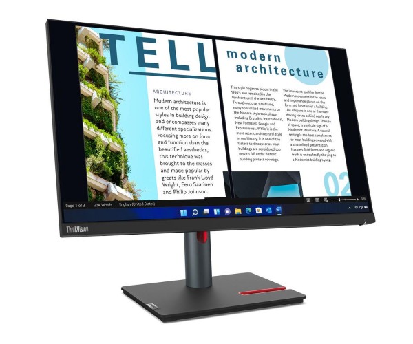 Монітор Lenovo ThinkVision P24h-30 63B3GAT6UA, фото №5