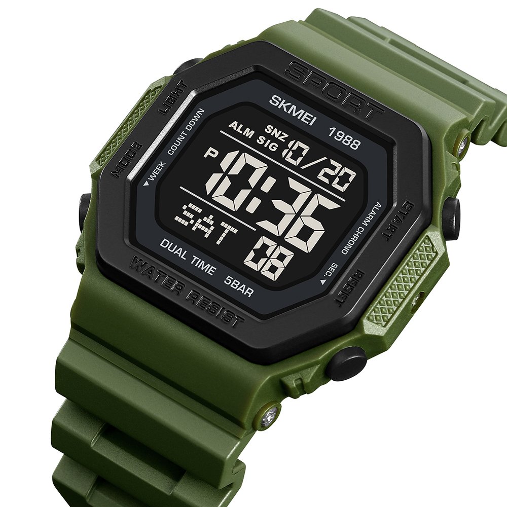 Годинник Skmei 1988AG Army-Green, фото №2