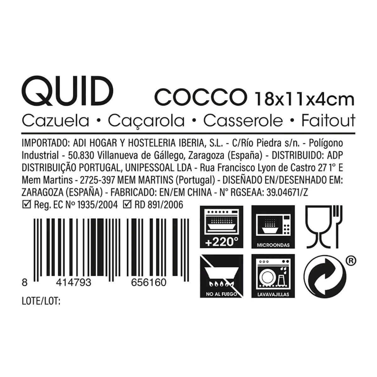 Форма для запекания Quid Cocco Овальная Каменная керамика 18 x 11 x 4 см, фото №6 Форма для запекания Quid Cocco Овальная Каменная керамика 18 x 11 x 4 см, фото №6