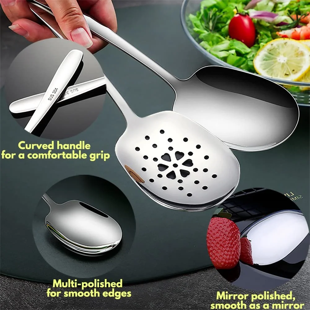 Ложка для Сервірування з Нержавіючої Сталі, Набір, фото №5