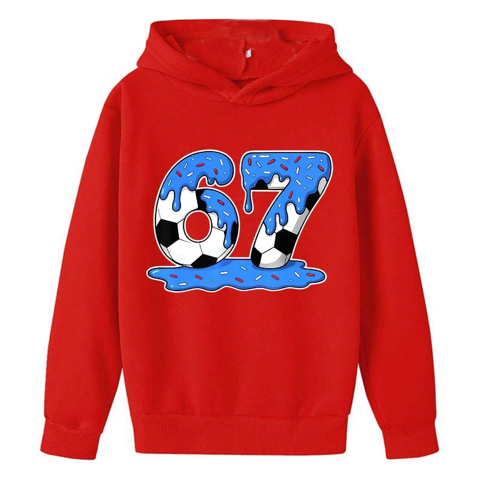 Худи для девочки с принтом 67, Brand отсутствует, серия отсутствует, модель отсутствует, размер 140, 158, 152, 134, 176, цвет отсутствует, фото №2