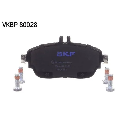 Комплект гальмівних колодок, дискове гальмо SKF VKBP 80028 для MERCEDES-BENZ INFINITI, фото №2 Комплект гальмівних колодок, дискове гальмо SKF VKBP 80028 для MERCEDES-BENZ INFINITI, фото №2