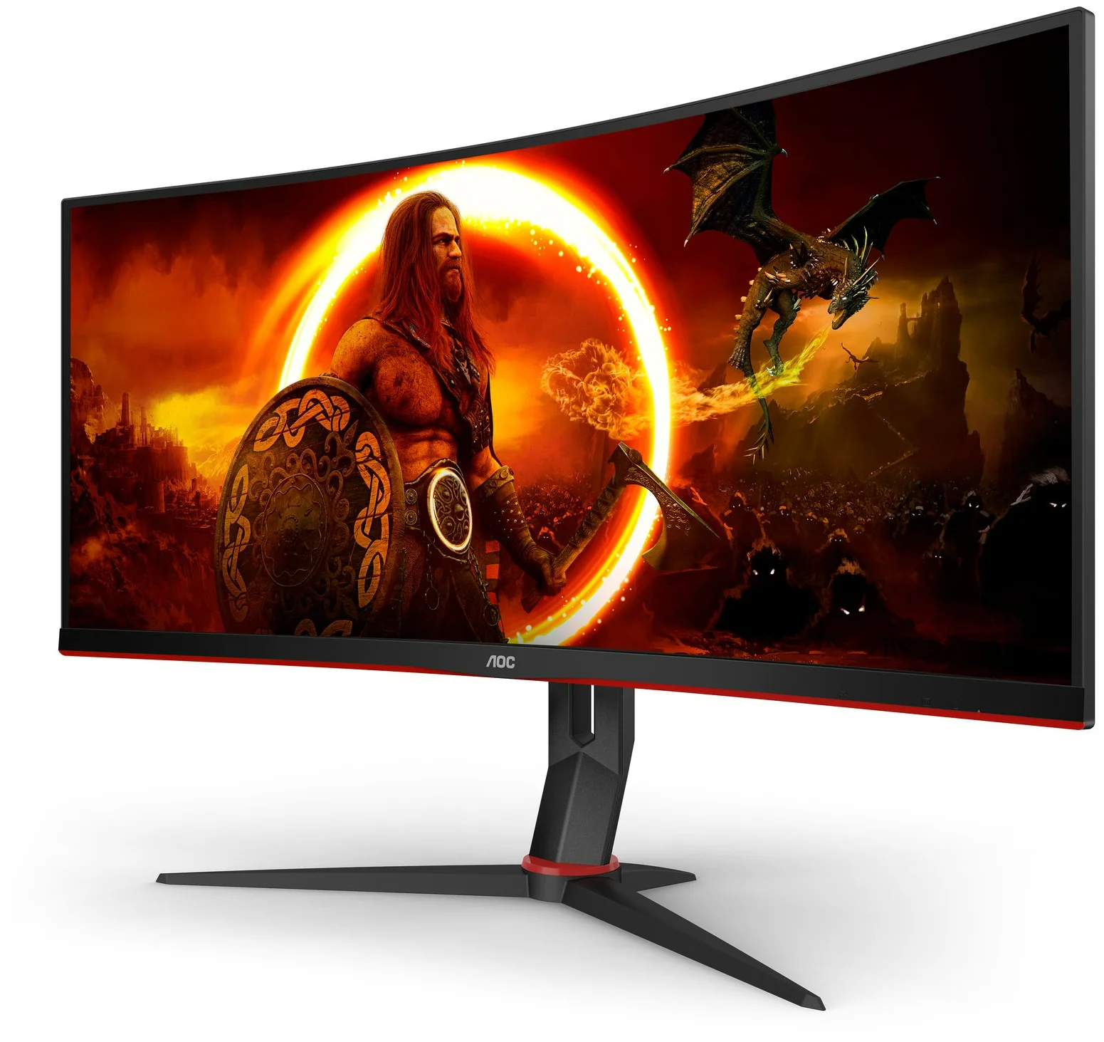 Монітор 34" AOC Gaming CU34G2XP 2K VA 180 Гц, фото №3