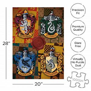 Пазл Harry Potter Crests nm 65303 1000 деталей 690 мм x 510 мм synthetic.ua - Фото 1