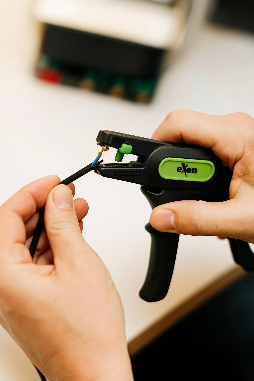 Автоматический стриппер Exen 0.2-6 мм² с бокорезами до 2 мм, фото №5