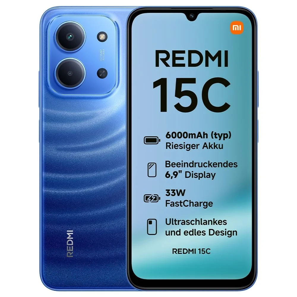 Смартфон Xiaomi Redmi 15C 4G 4/256GB Moonlight Blue, фото №1 Смартфон Xiaomi Redmi 15C 4G 4/256GB Moonlight Blue, фото №1