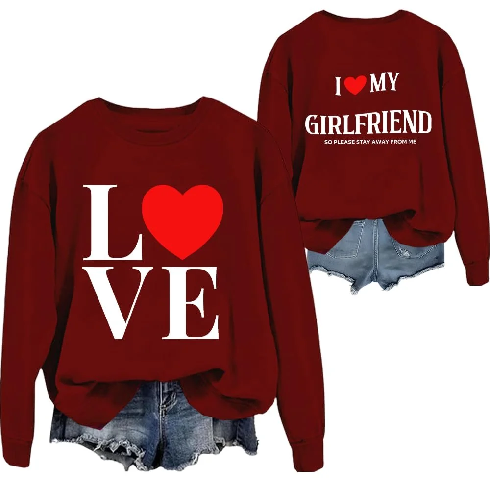 Свитшот Unisex I Love My Girlfriend, фото №1