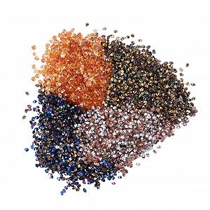 Стрази для нігтів Housoutil 4 упаковки Мікроцирконій Водостійкий - Фото 1