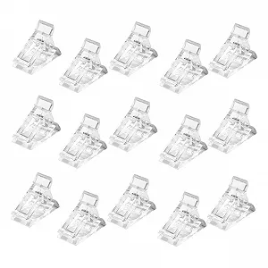 Купить Клипсы PACKOVE для моделирования ногтей, 15 шт, прозрачные - Фото 1 Клипсы PACKOVE для моделирования ногтей, 15 шт, прозрачные - Фото 1