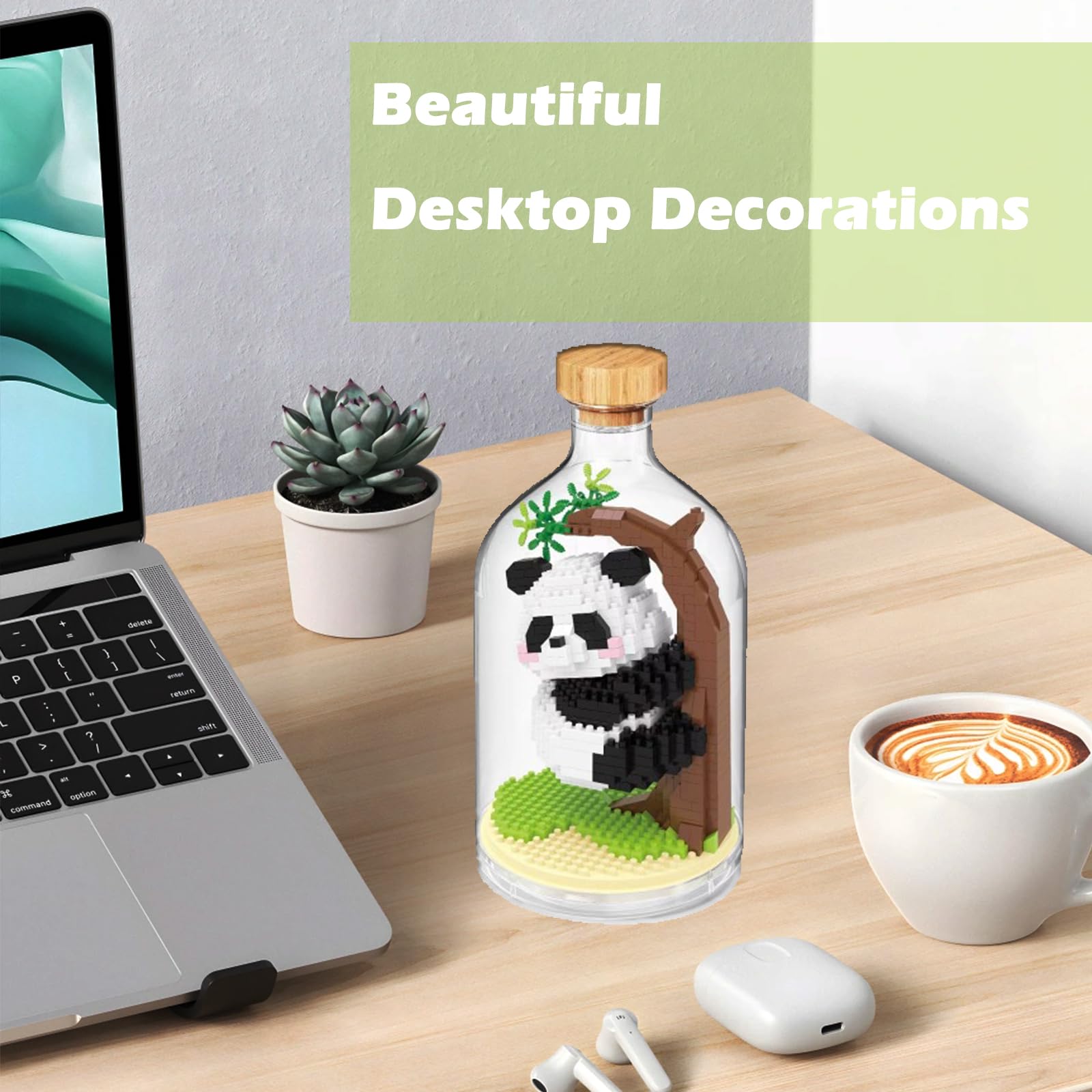 Блоки NVOSIYU Panda Mini Building з футляром 2838, фото №4