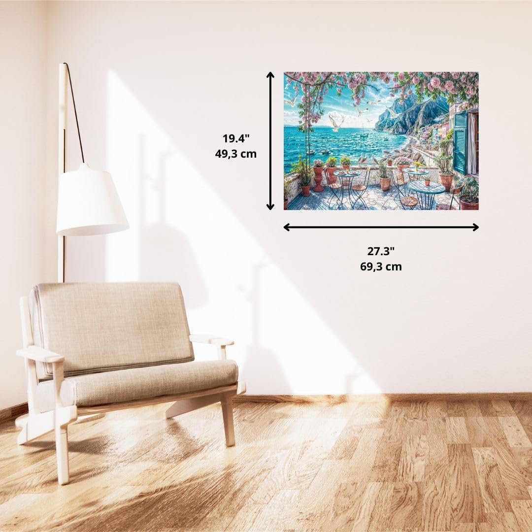 Пазл Schmidt Spiele 58884 Terrace by the Sea 1000 деталей, фото №6